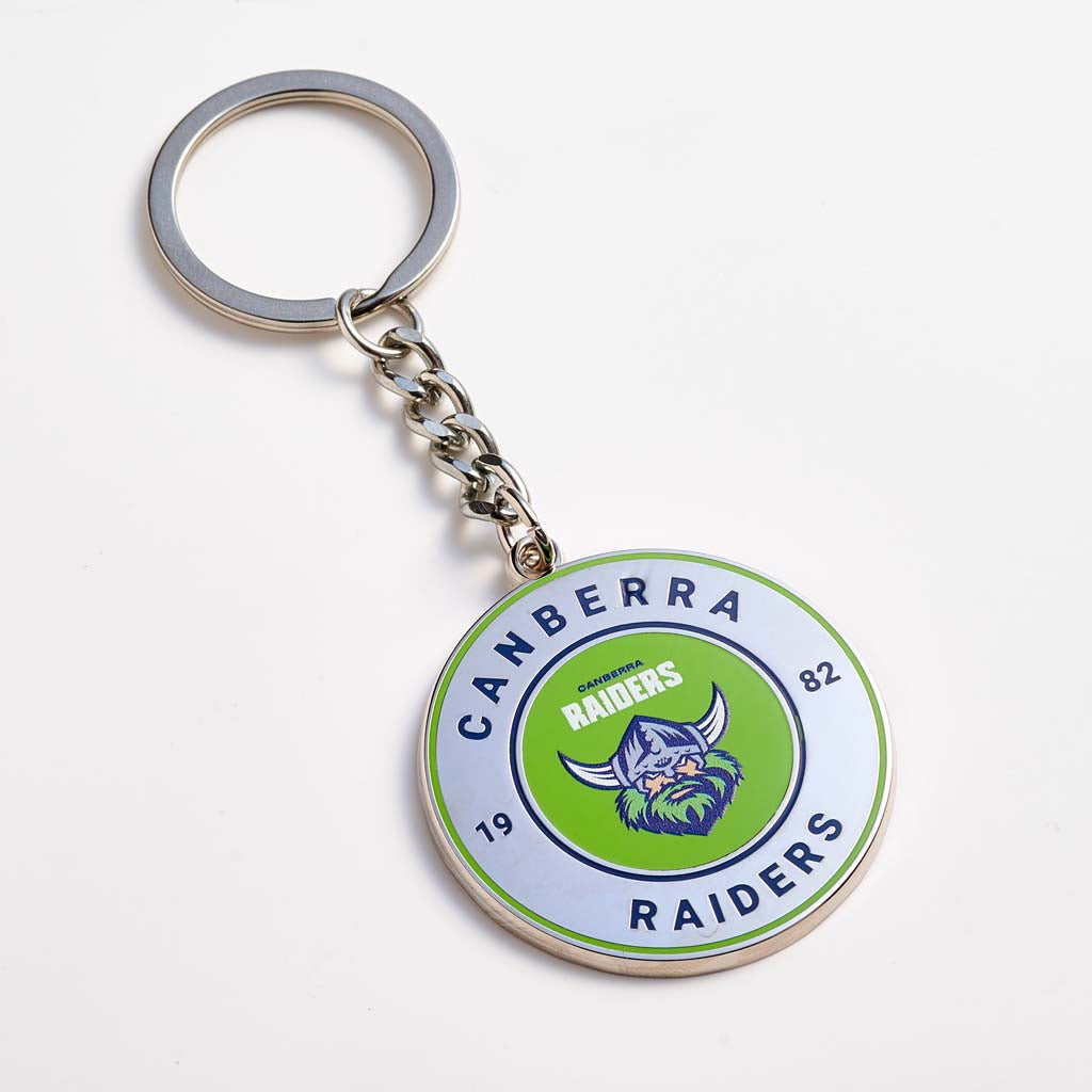 Canberra Raiders Round Keyring