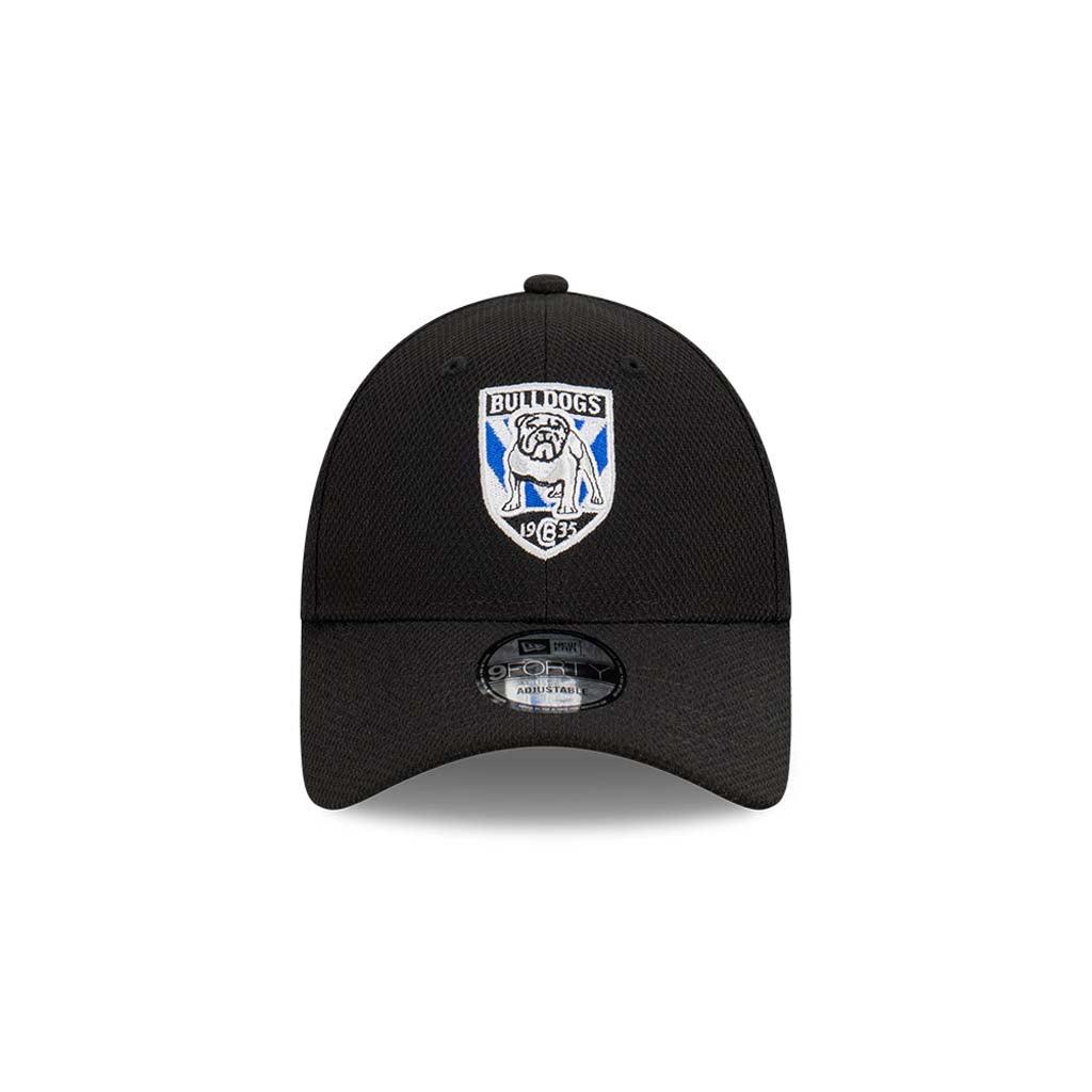 Canterbury Bulldogs Black 9Forty Cloth Strap Cap - Jerseys Megastore