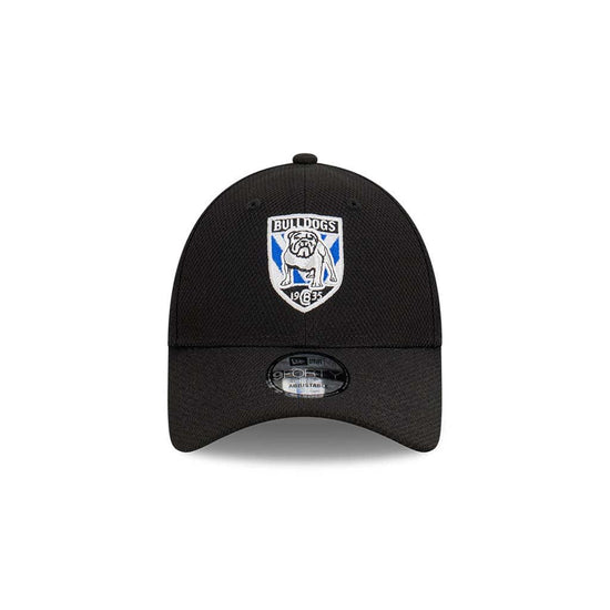 Canterbury Bulldogs Black 9Forty Cloth Strap Cap - Jerseys Megastore