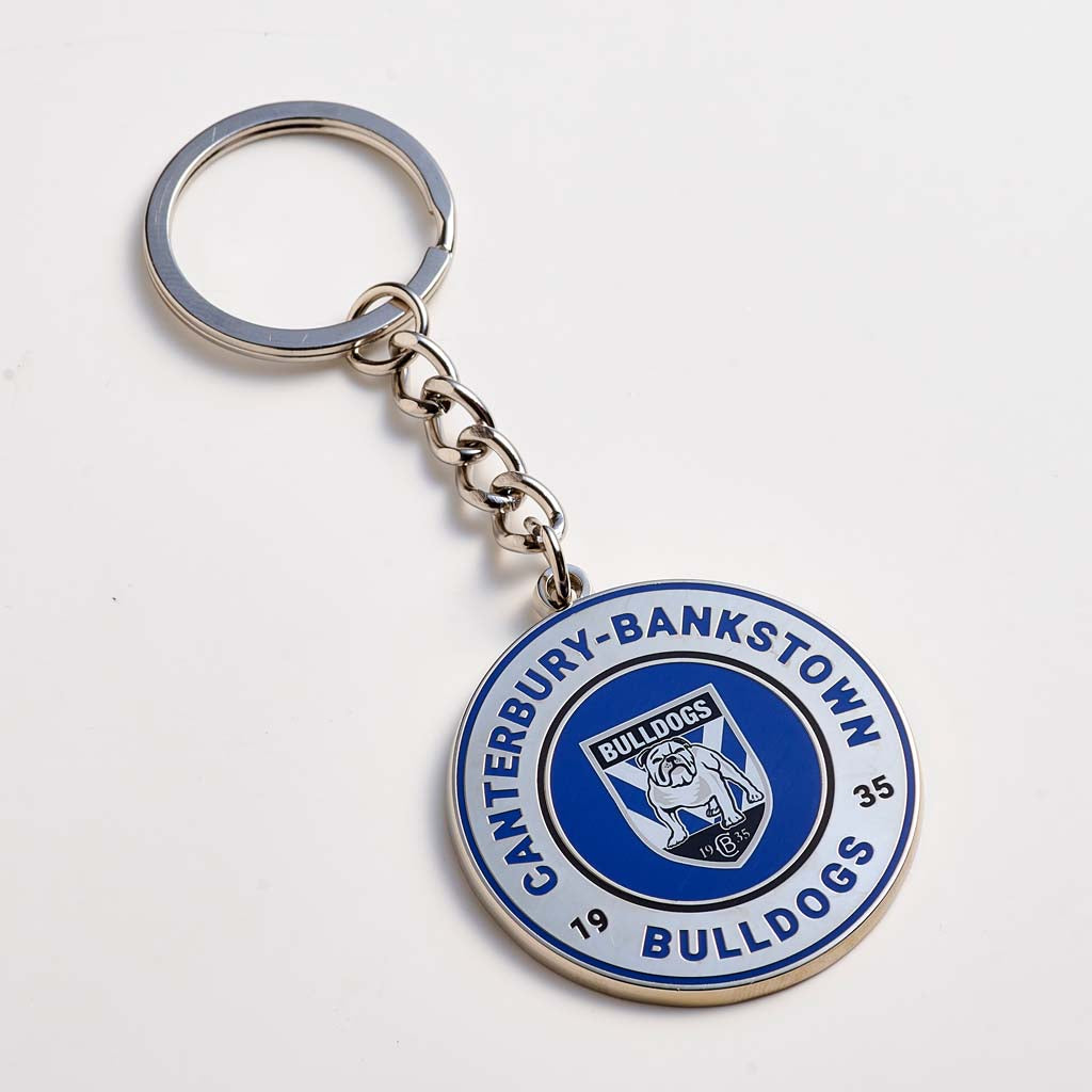 Canterbury Bulldogs Round Keyring