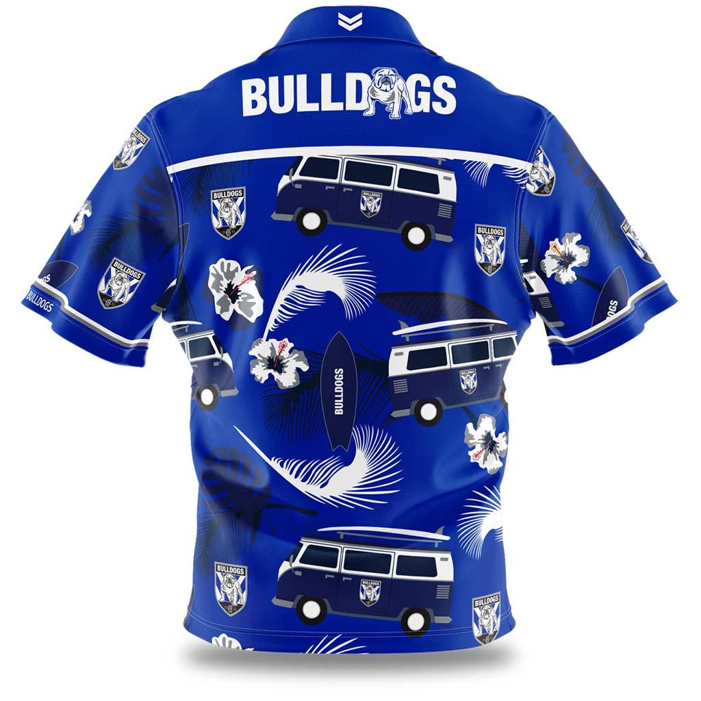 Canterbury Bulldogs Hawaiian Shirt - Jerseys Megastore