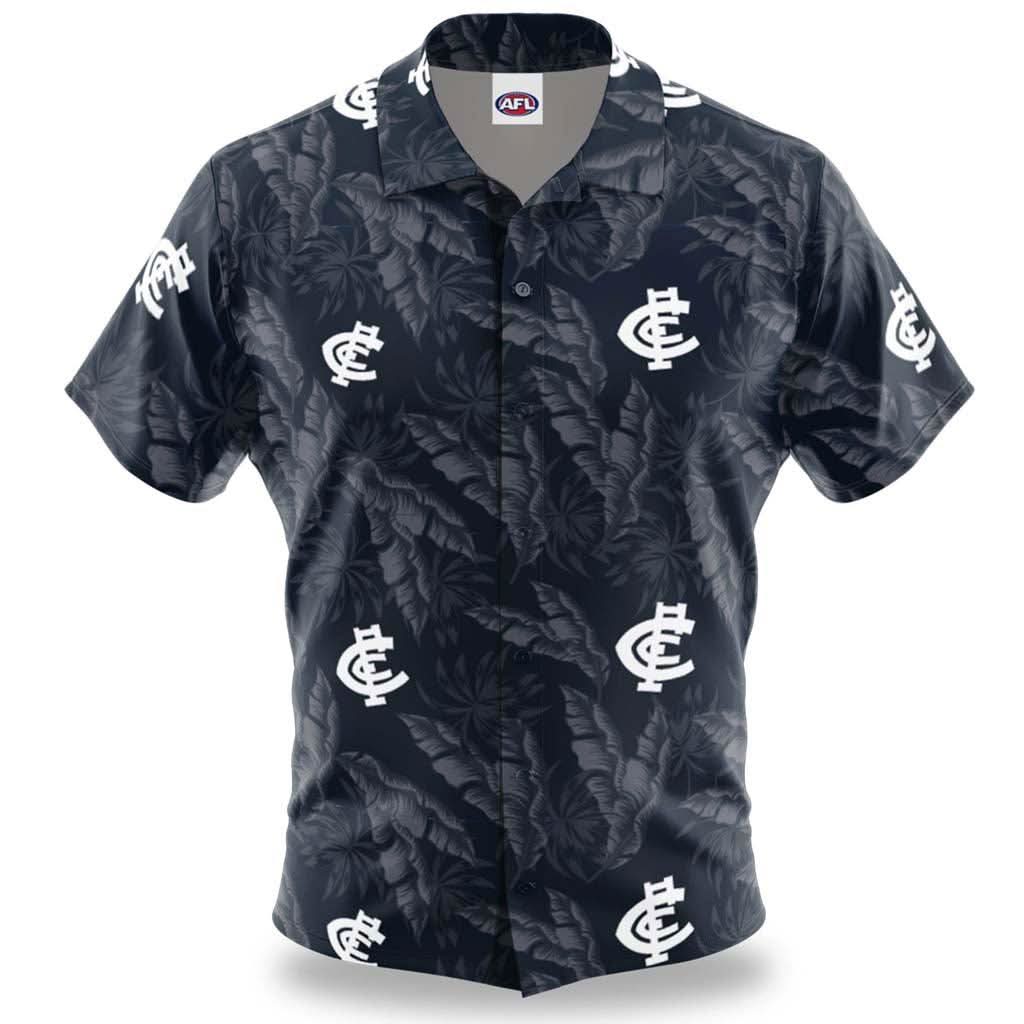 Carlton Blues 'Paradise' Hawaiian Shirt - Jerseys Megastore
