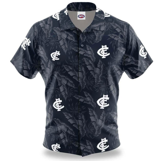 Carlton Blues 'Paradise' Hawaiian Shirt - Jerseys Megastore