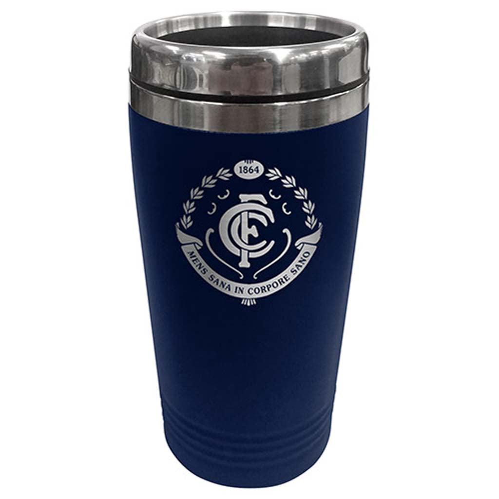 Carlton Blues Stainless Steel Travel Mug - Jerseys Megastore