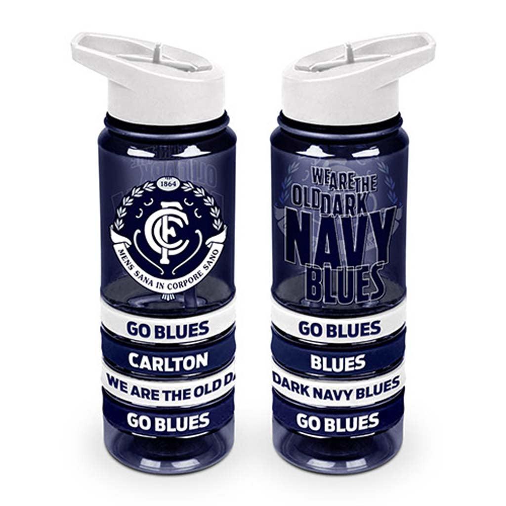 Carlton Blues Tritan Bottle and Bands - Jerseys Megastore