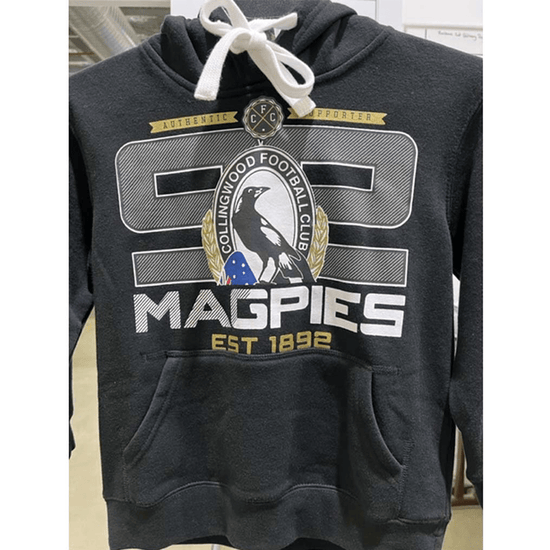 Collingwood Magpies Supporter Hoodie - Youth - Jerseys Megastore