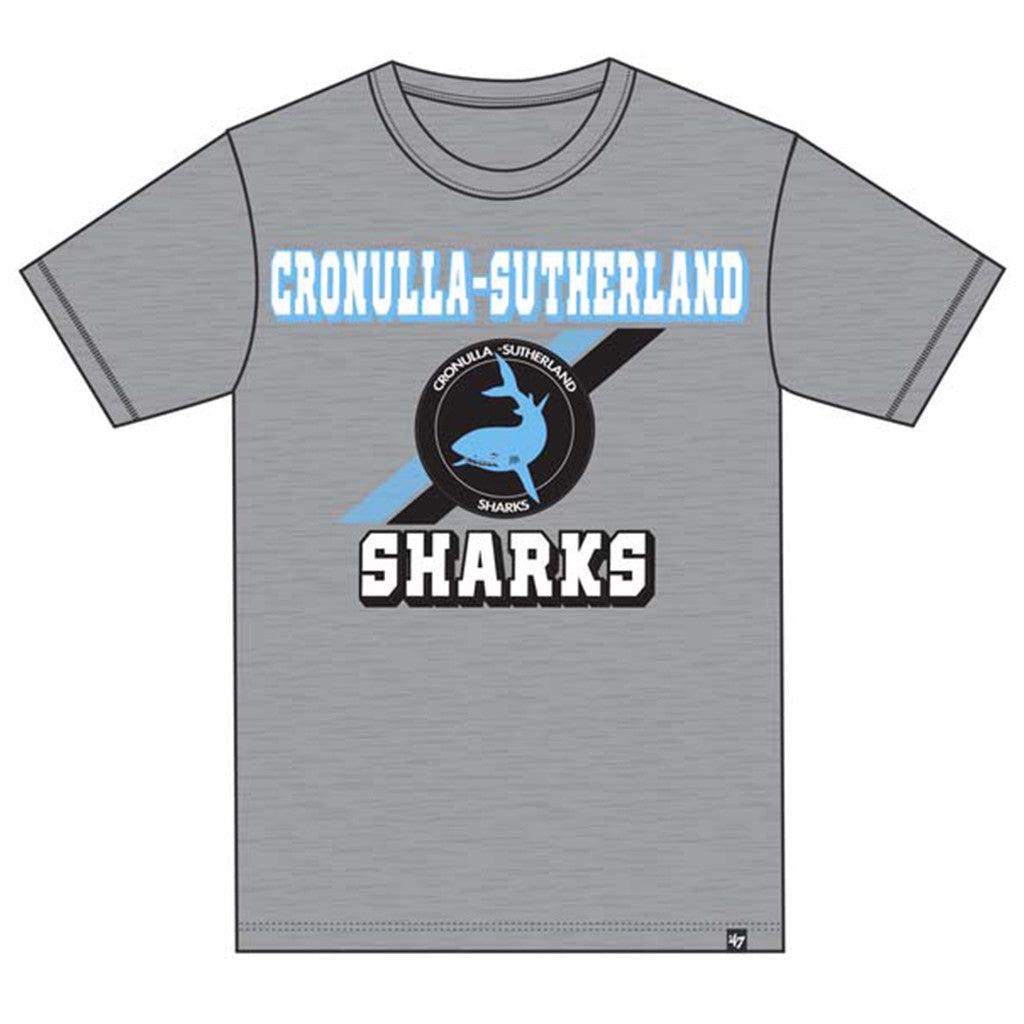 Cronulla Sharks Script '47 Scrum Tee - Jerseys Megastore