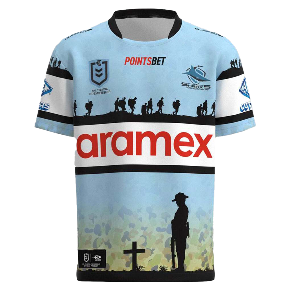 Cronulla Sharks 2023 ANZAC Jersey Adult
