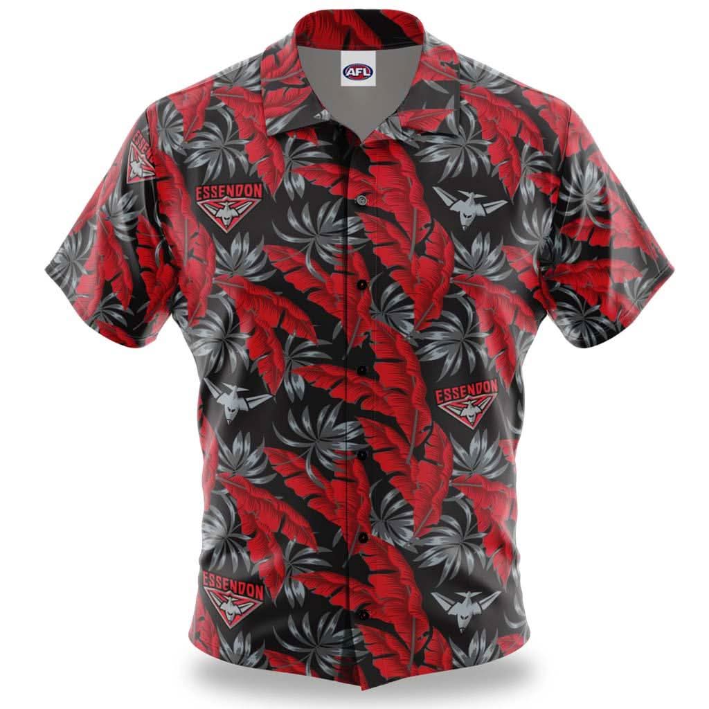 Essendon Bombers 'Paradise' Hawaiian Shirt - Jerseys Megastore