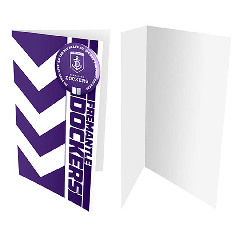 Fremantle Dockers Badge Card - Jerseys Megastore