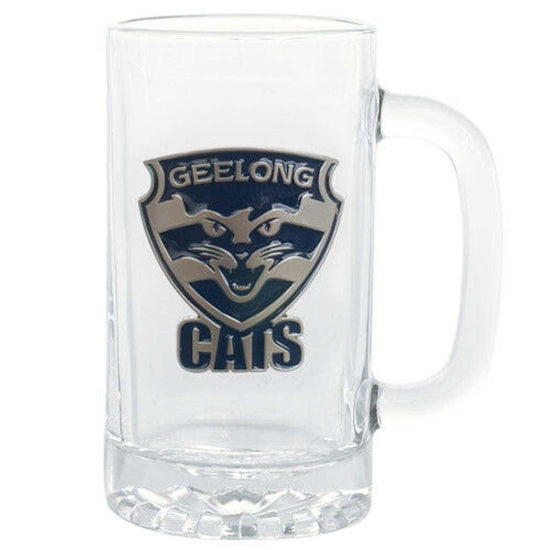 Geelong Cats Metal Badge Stein Glass - Jerseys Megastore