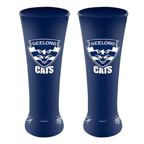 Geelong Cats Set of 2 Skol Glasses - Jerseys Megastore