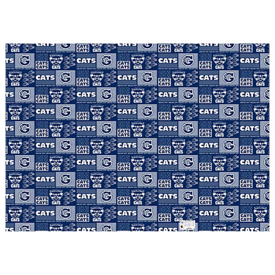 Geelong Cats Wrapping Paper - Jerseys Megastore