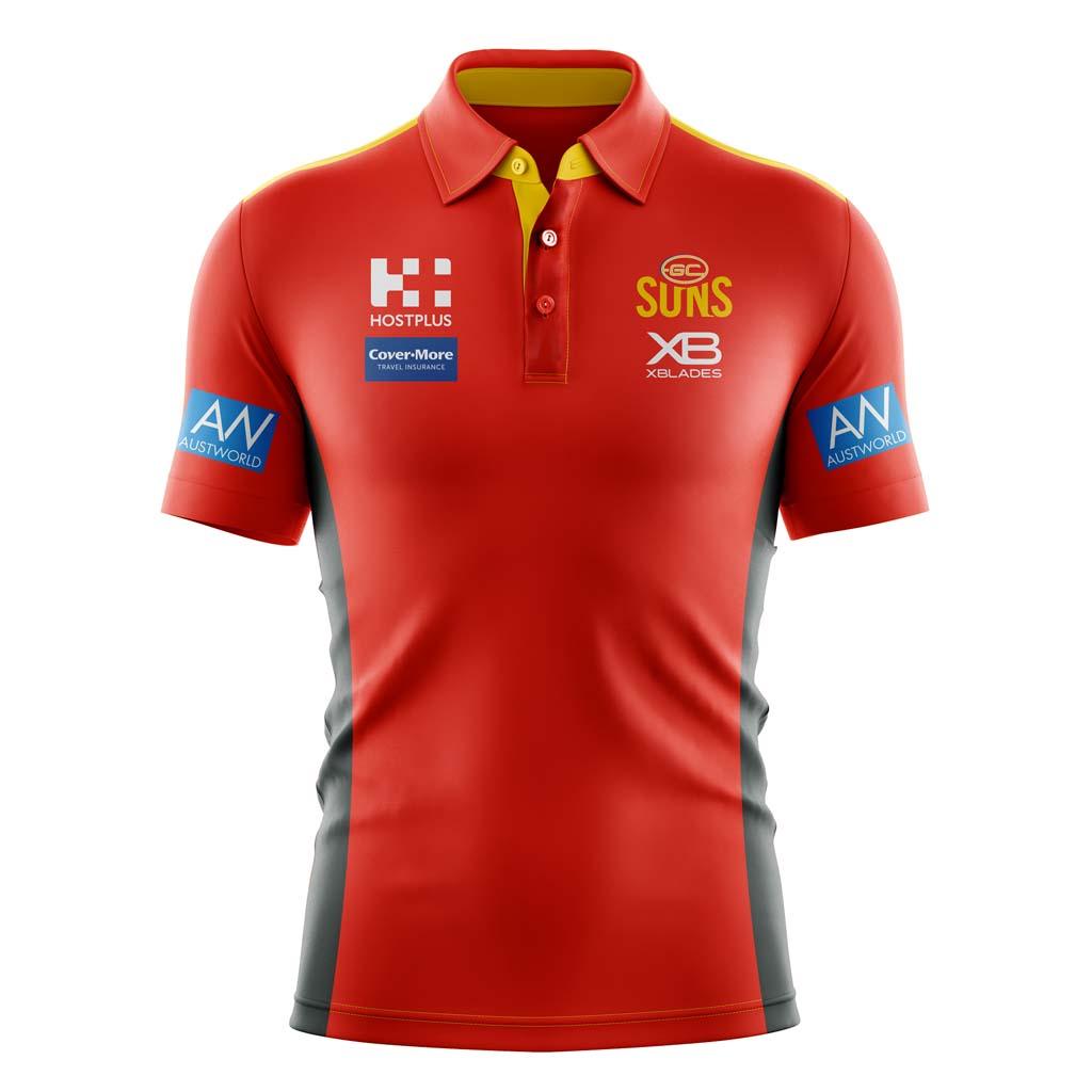 Gold Coast Suns 2019 Media Polo - Jerseys Megastore