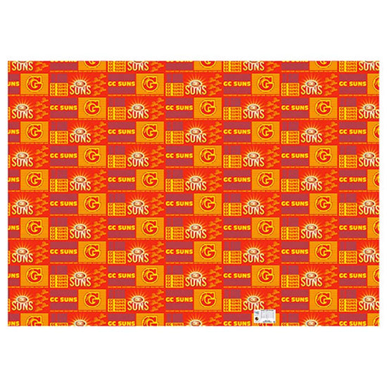 Gold Coast Suns Wrapping Paper - Jerseys Megastore