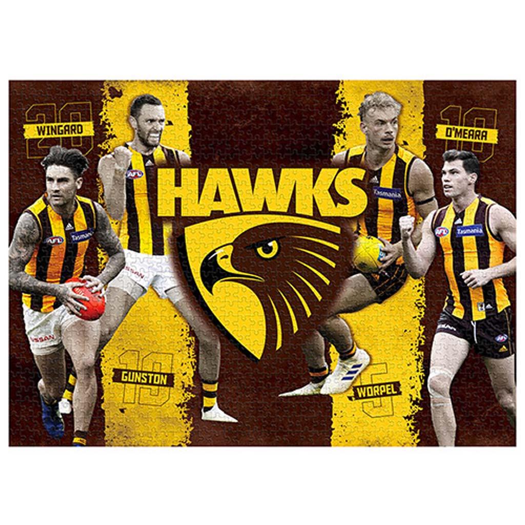 Hawthorn Hawks 4-Player Puzzle - Jerseys Megastore