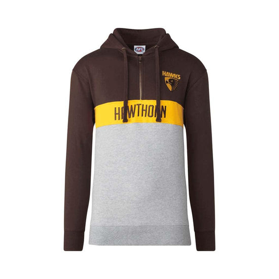 Hawthorn Hawks Mens Colour Block Hoodie - Jerseys Megastore
