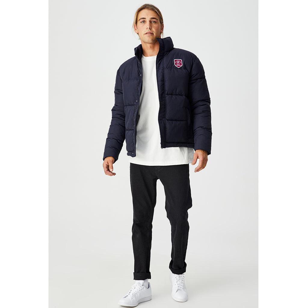 Manly Sea Eagles Mens Team Puffa Jacket - Jerseys Megastore