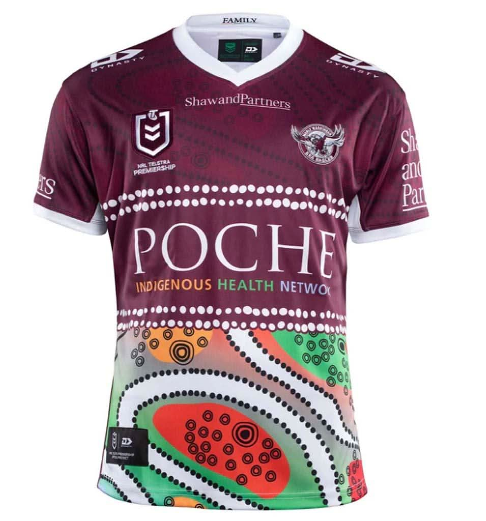 Manly Sea Eagles 2022 Indigenous Jersey - Jerseys Megastore