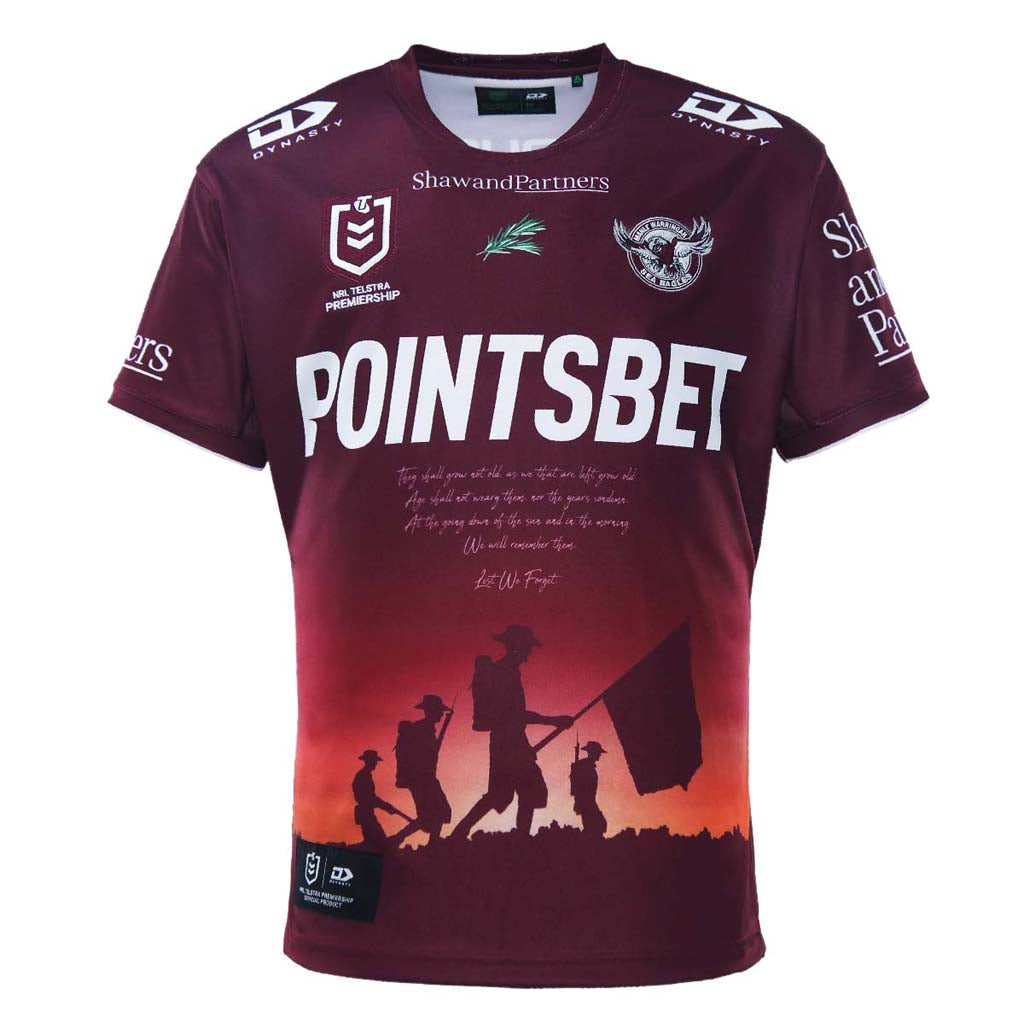 Manly Sea Eagles 2023 ANZAC Jersey Adult*