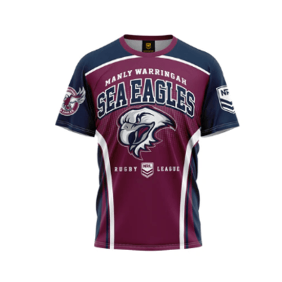 Manly Sea Eagles Kids Sideline Tee - Jerseys Megastore