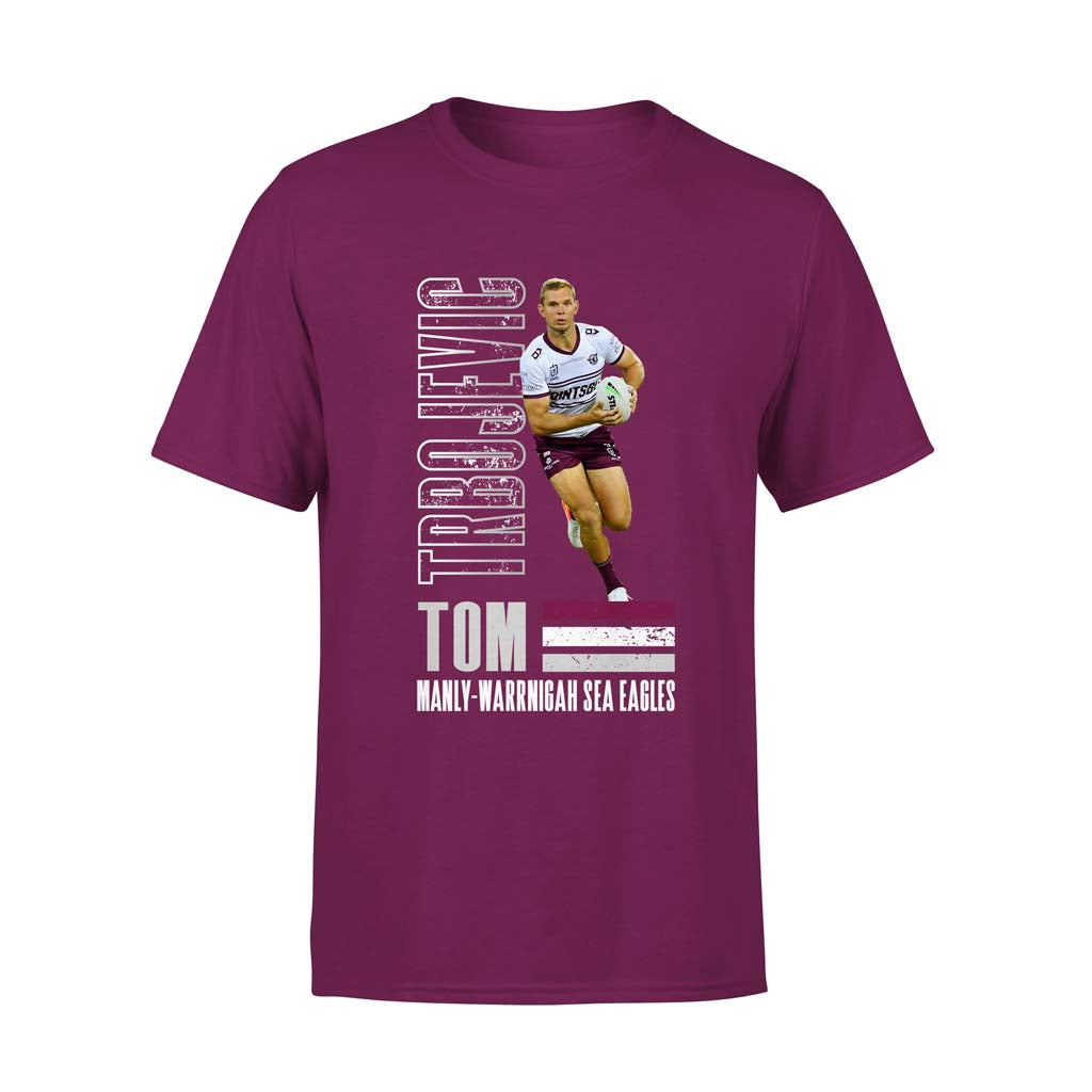 Load image into Gallery viewer, Manly Sea Eagles Tom Trbojevic Player Tee
