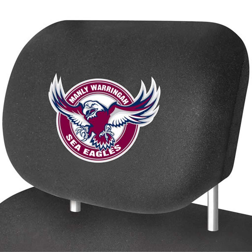 Load image into Gallery viewer, Manly Sea Eagles Head-Rest Covers - Jerseys Megastore
