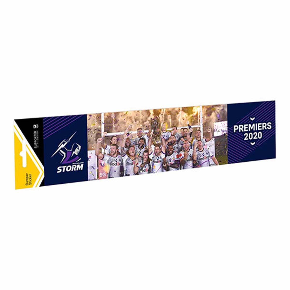Melbourne Storm 2020 Premiers Team Photo Bumper Sticker - Jerseys Megastore