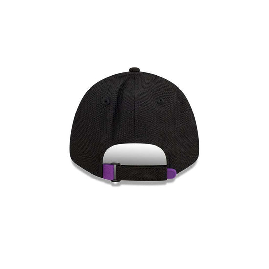 Melbourne Storm Black 9Forty Cloth Strap Cap - Jerseys Megastore
