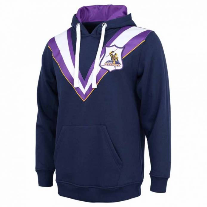 Melbourne Storm Retro Hoodie Adult