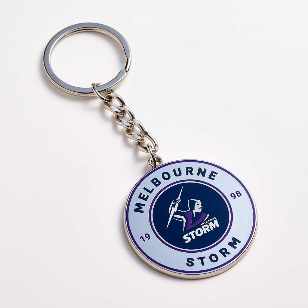 Melbourne Storm Round Keyring