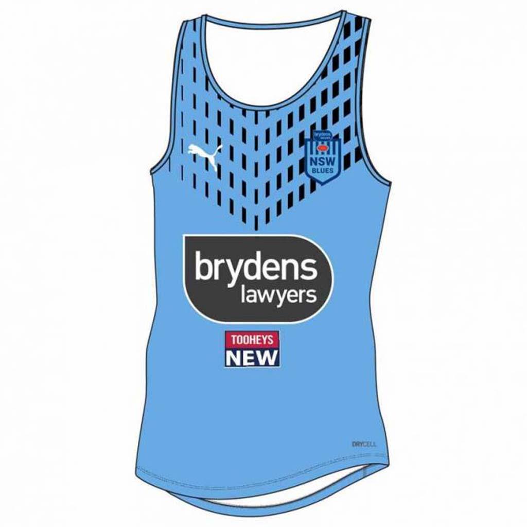 NSW Blues 2022 Training Singlet - Jerseys Megastore