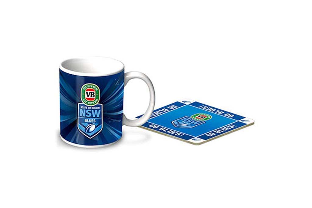 NSW Blues Mug and Coaster Gift Pack - Jerseys Megastore