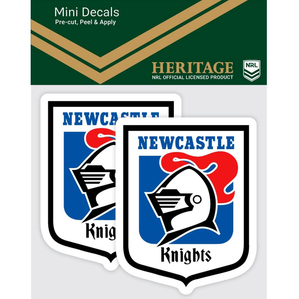 Newcastle Knights Heritage Mini Decals - Jerseys Megastore