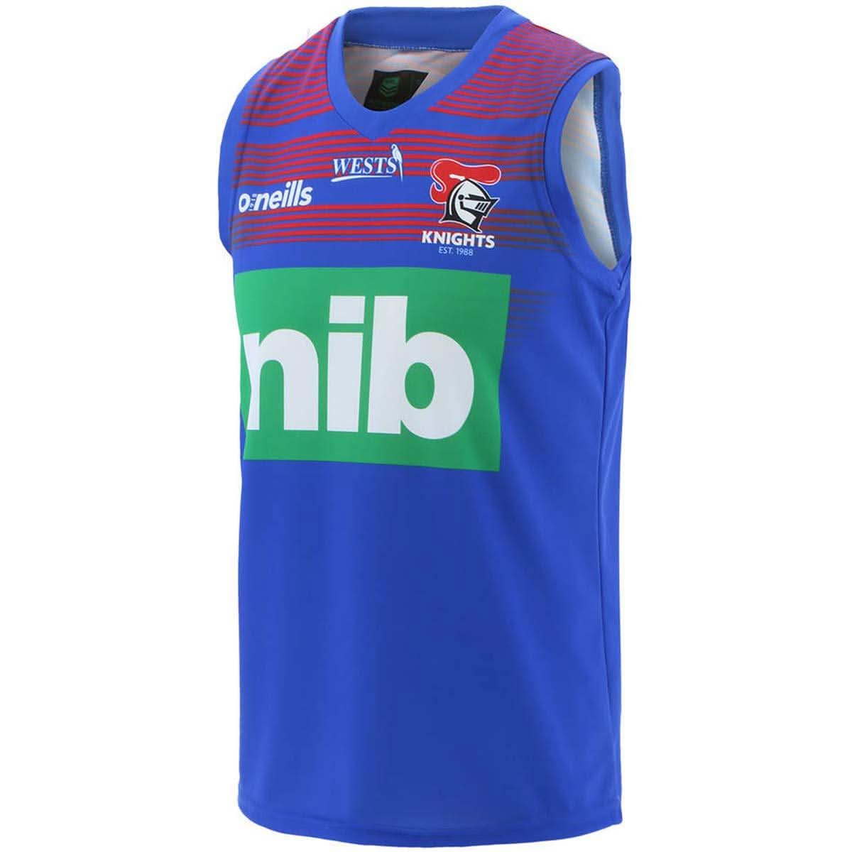 Newcastle Knights 2021 Training Singlet - Jerseys Megastore
