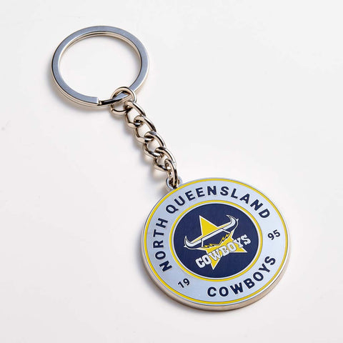 North Queensland Cowboys Round Keyring