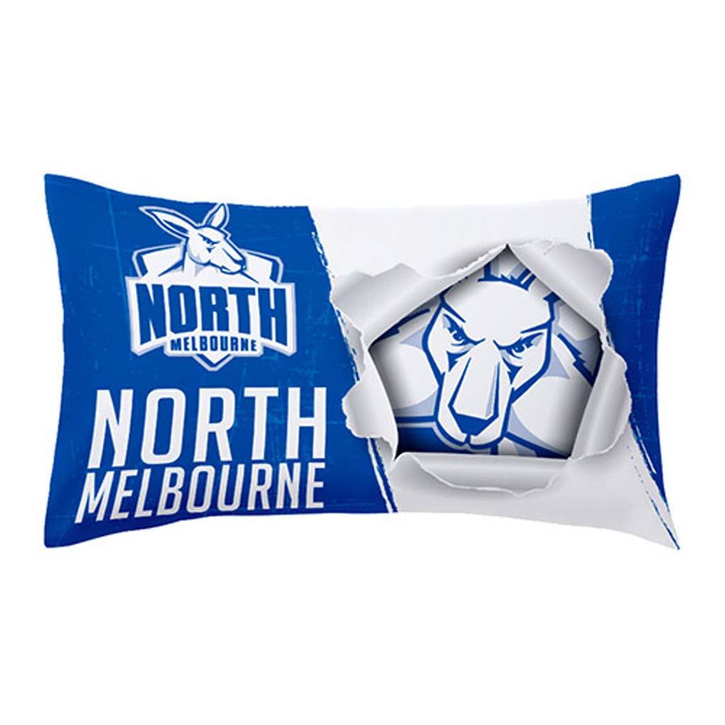 North Melbourne Kangaroos Single Pillow Case - Jerseys Megastore