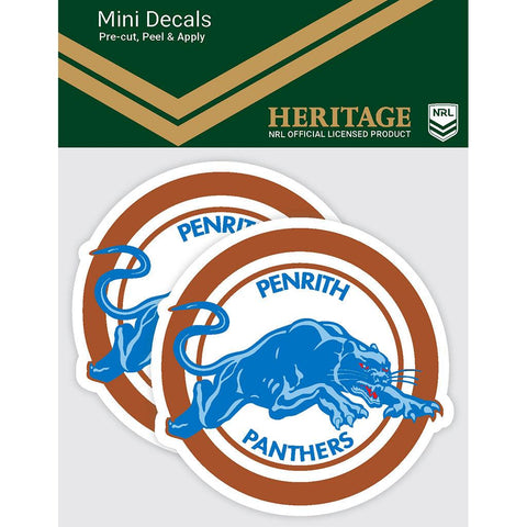Penrith Panthers Heritage Mini Decals - Jerseys Megastore