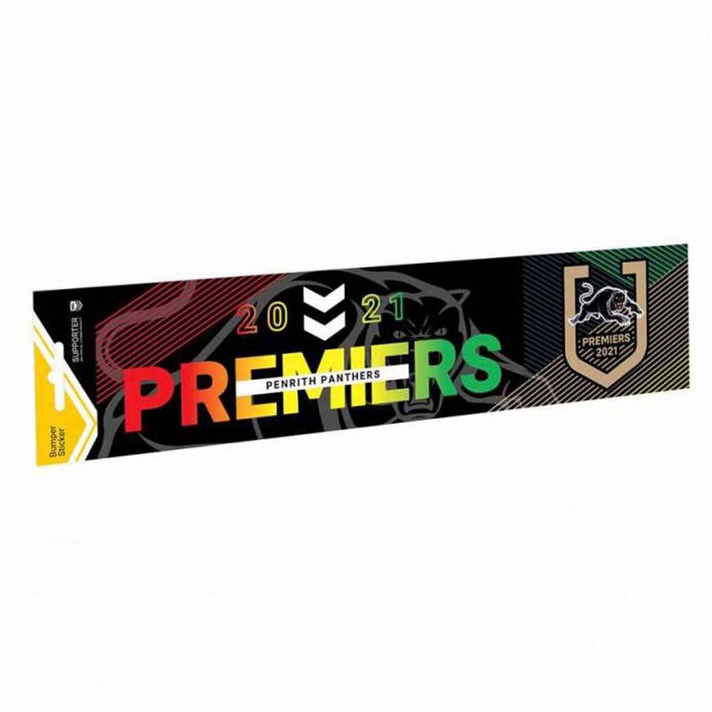 Penrith Panthers 2021 Premiers Bumper Sticker - Jerseys Megastore