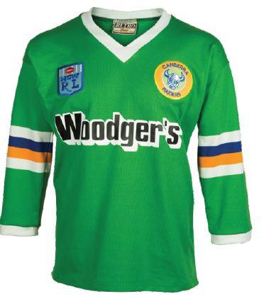 Canberra Raiders 1989 Retro Jersey - Jerseys Megastore