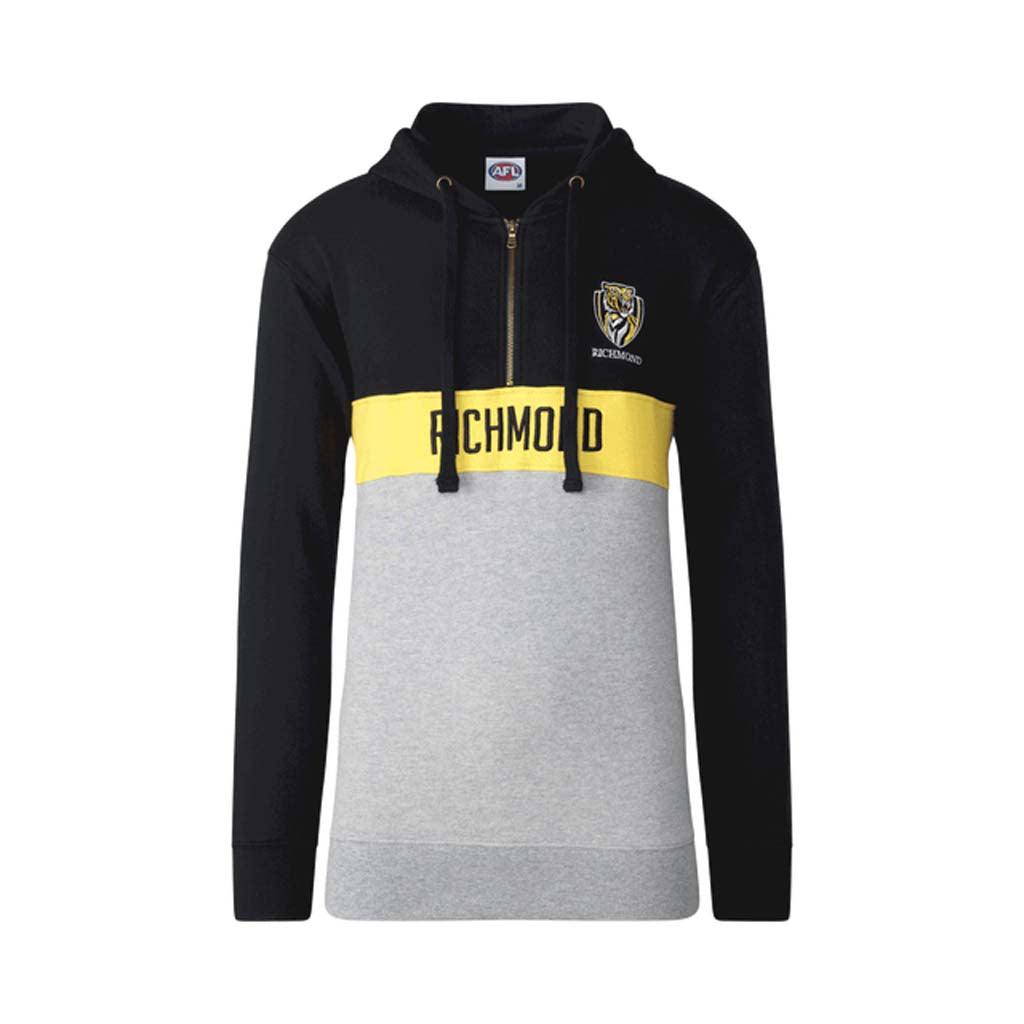Richmond Tigers Mens Colour Block Hoodie - Jerseys Megastore