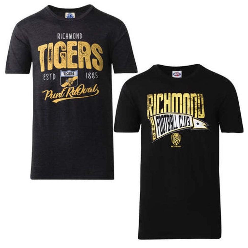 Richmond Tigers Mens Pack of 2 Tees - Jerseys Megastore