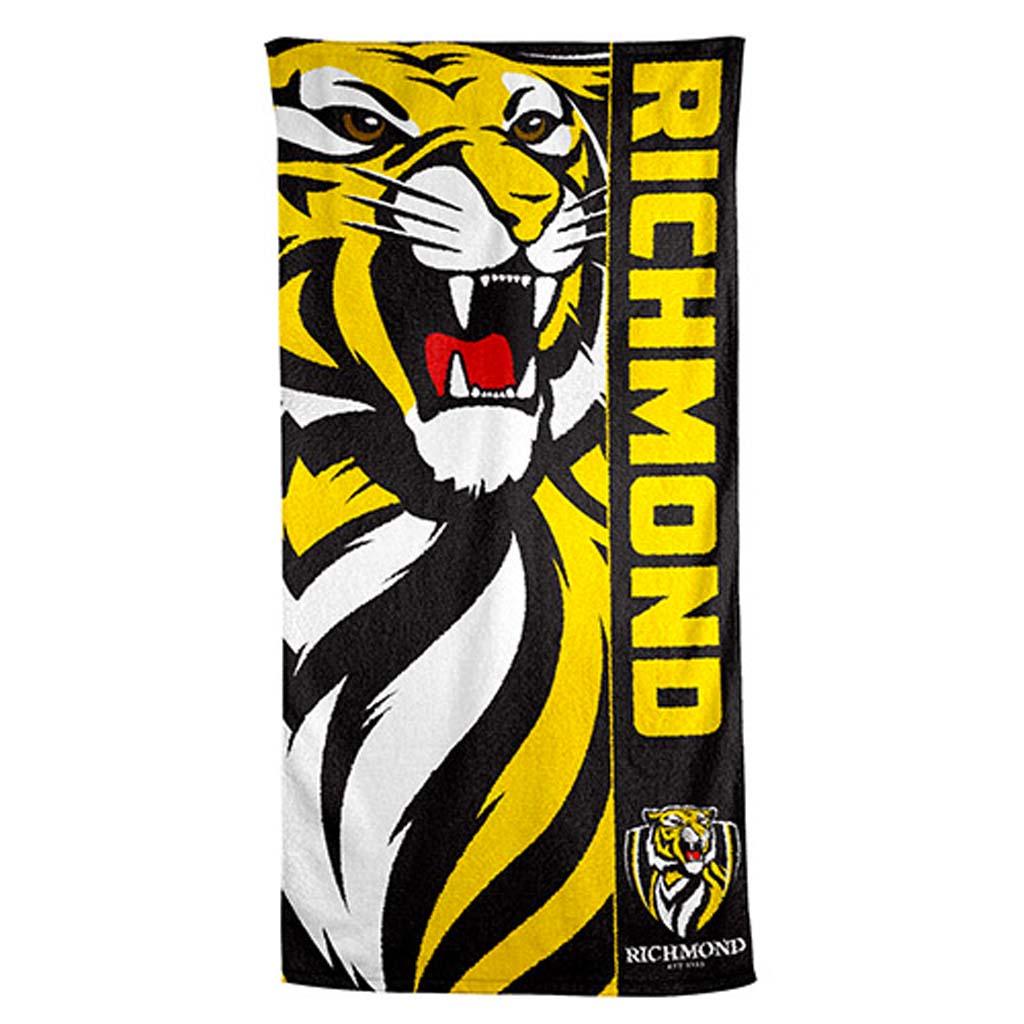 Richmond Tigers Beach Towel - Jerseys Megastore