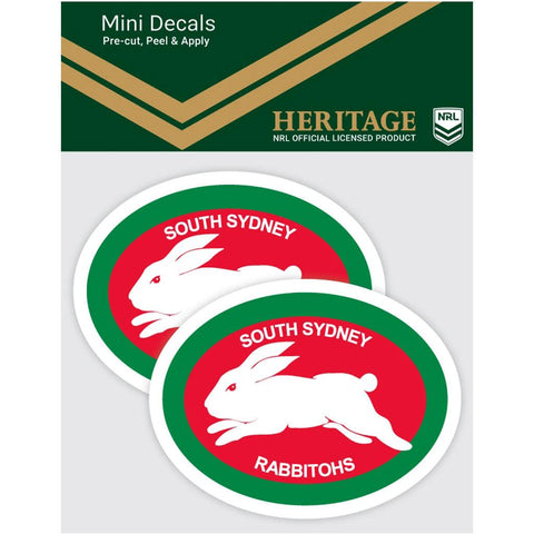 South Sydney Rabbitohs Heritage Mini Decals - Jerseys Megastore