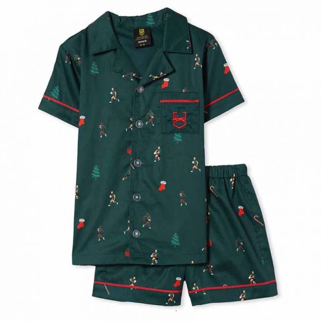 South Sydney Rabbitohs Kids Christmas Pyjamas - Jerseys Megastore