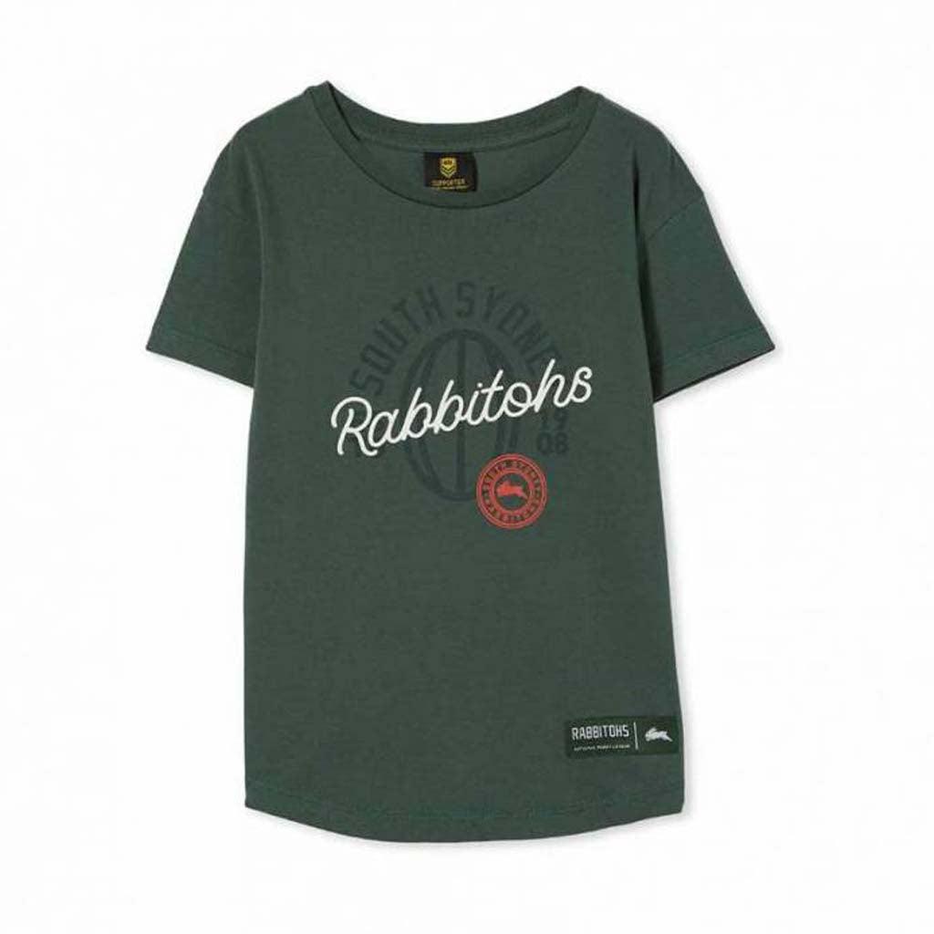 South Sydney Rabbitohs Kids Puff Print Tee - Jerseys Megastore