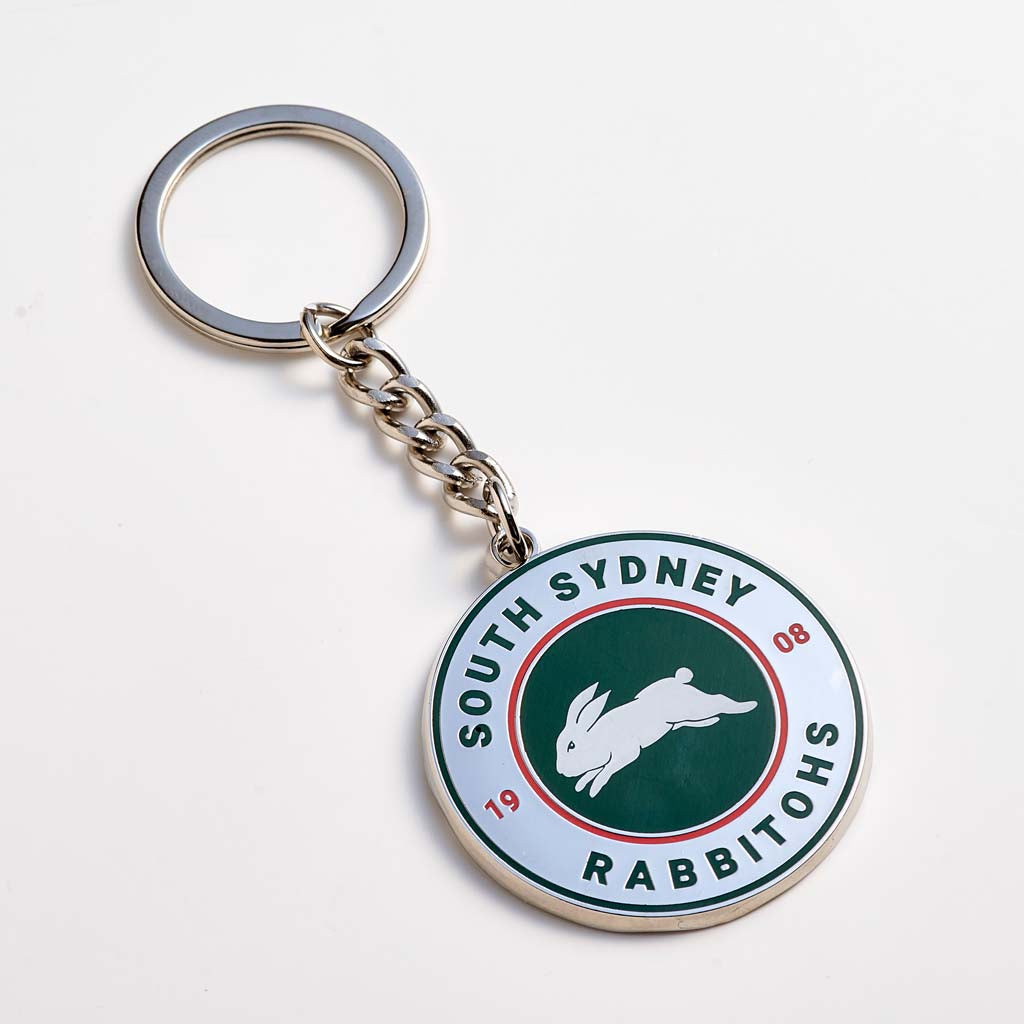 South Sydney Rabbitohs Round Keyring