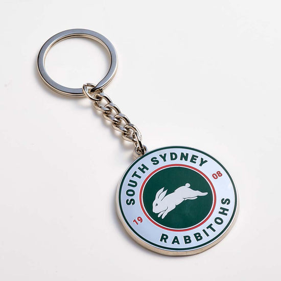 Load image into Gallery viewer, South Sydney Rabbitohs Round Keyring
