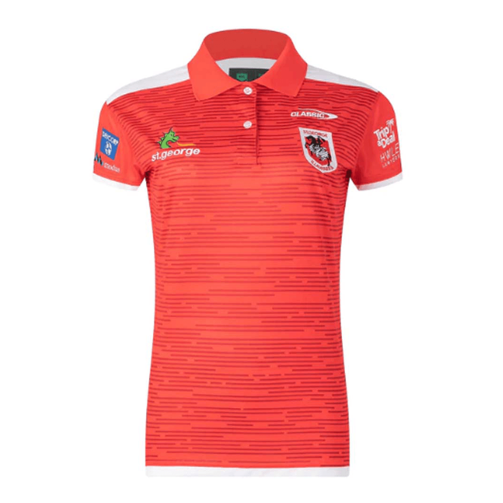 St George Dragons 2022 Players Polo - Jerseys Megastore