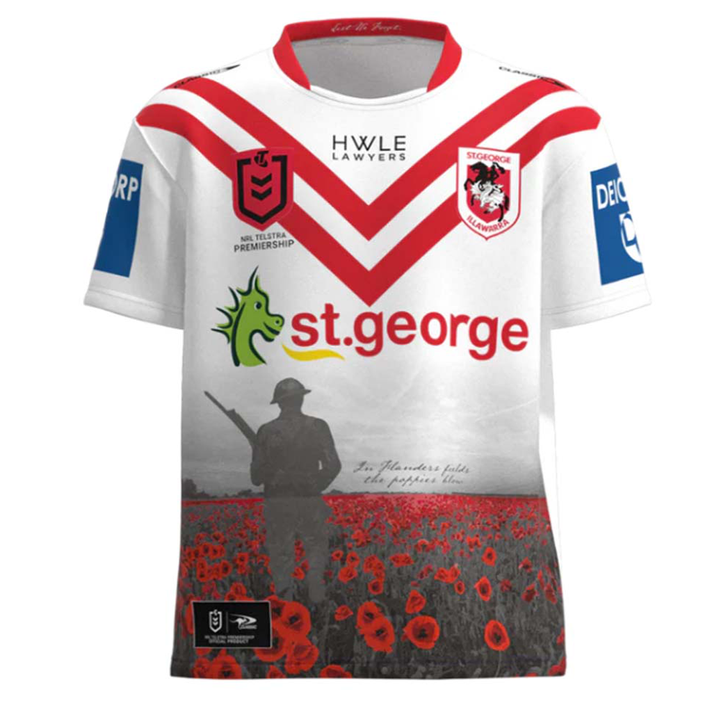 St George Dragons 2023 ANZAC Jersey Adult*